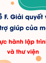 Chủ đề F - Bài 11. Thực hành lập trình với hàm và thư viện